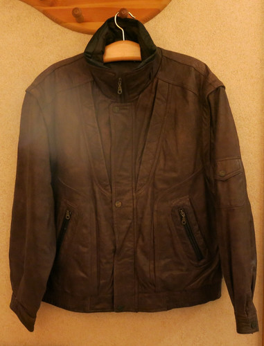 Herren blouson braun aus - braun,