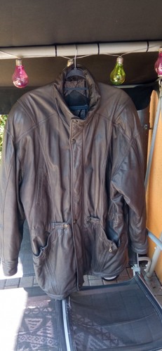 Herren lederjacke 54 parka - lederjacke,