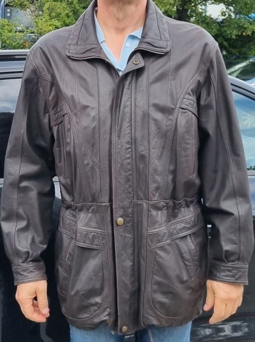 Herren lederjacke lang - herren,