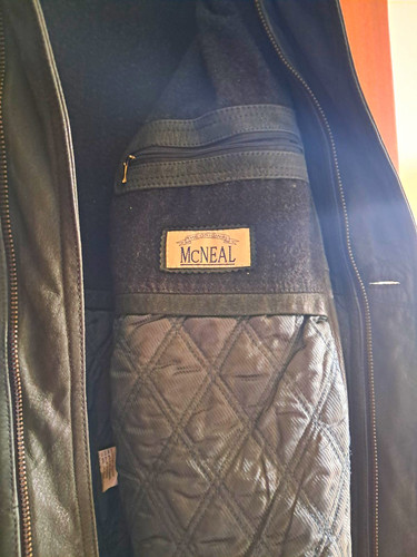 Herren lederjacke grün 54 - gr.,