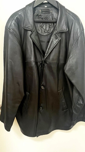Herren lederjacke schwarz - herren, gr
