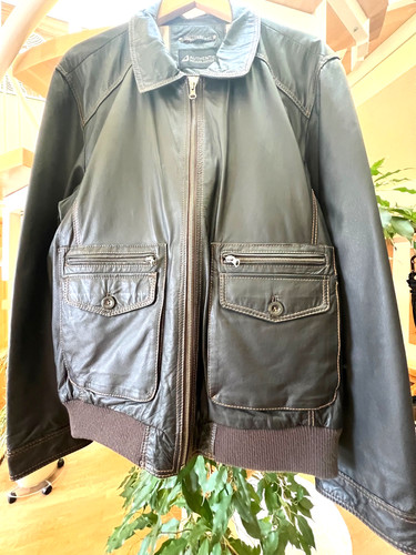 Leder jacke herren - jacke, gr