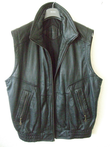 Herren leder weste echtleder - herren,