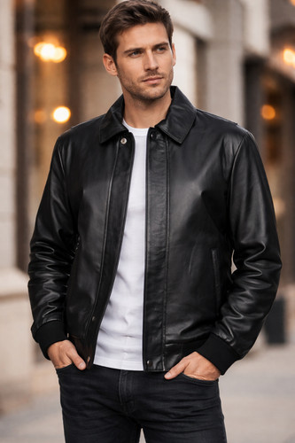Lederjacke blouson herren - blouson,
