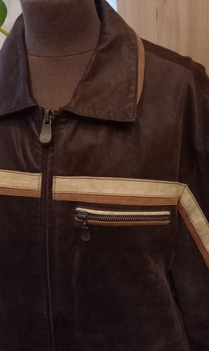 Braune lederjacke 54 - braune, gr.