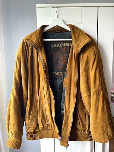Chari herren lederjacke - lederjacke, braun