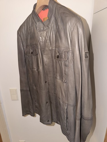 Boss orange lederjacke gr 54 - orange,