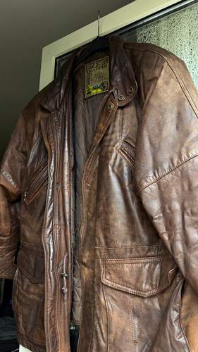 Trapper herren lederjacke - trapper,