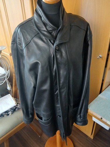 Schwarze lederjacke herren - schwarze,