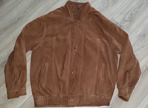 Herren lederjacke 54 braun - herren,