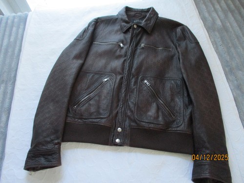Gucci herren logo lederjacke - gucci, herren-logo-lederjacke