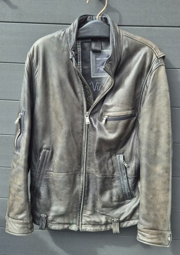 Herren lederjacke gefüttert - herren,