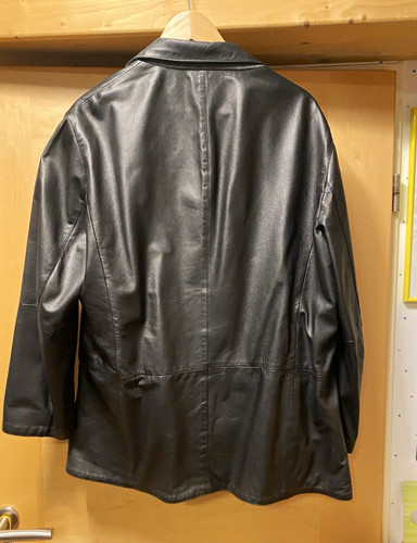Armani lederblazer jacke - armani,