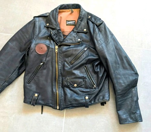 Herren leder motorradjacke - herren,