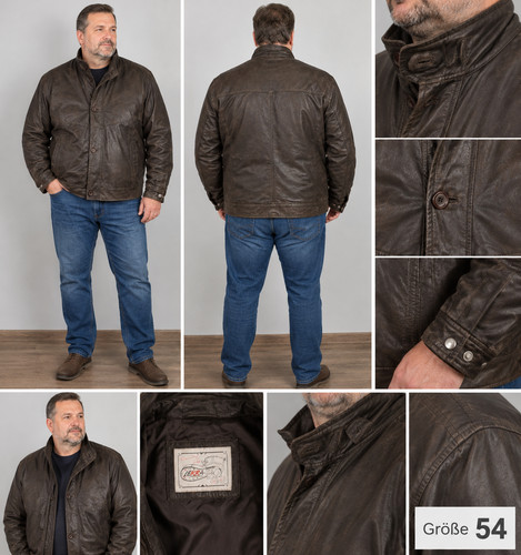 Lekra herren lederjacke - herren, gr.