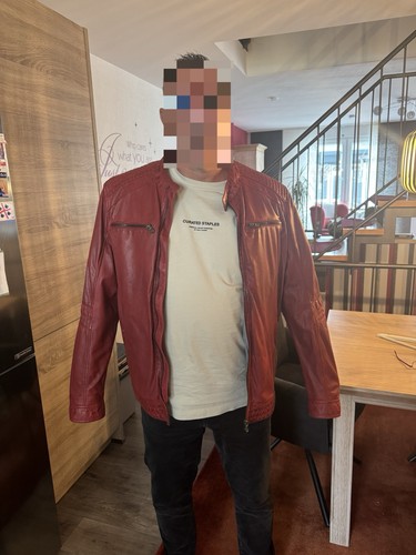 Engbers herren lederjacke rot - engbers,